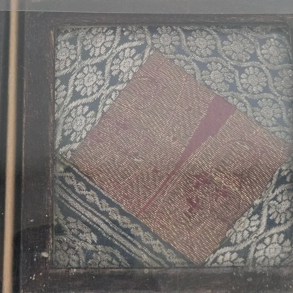 Pier 1 Imports Set Of 4 Decorative Coasters Intricate Sequins & Fabric Design